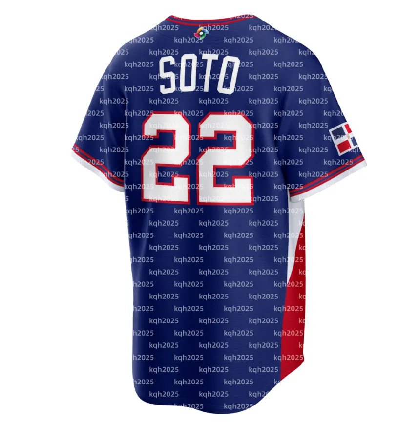 2026 WBC 世界ドミニカ共和国野球ユニフォーム フアン ソト