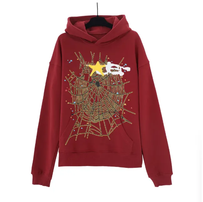 New Spider Hoddie HOT New Young Thug Spider 55555 Web Hoodie Men Sweatshirts Angel Women Polo Web spy5dery Hoodies Tracksuit Puff Print Pullover Pants Hoodie B7a