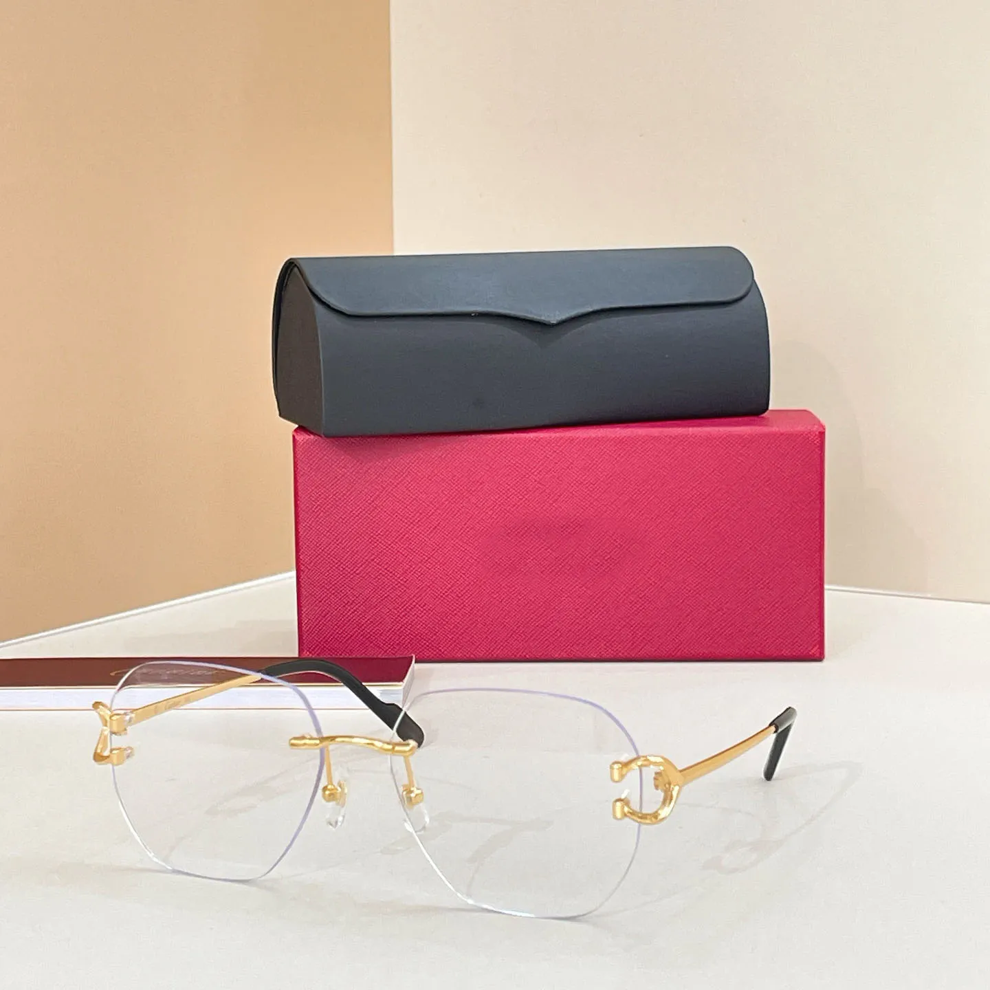 CT0394 Rimless Metal Sunglasses For Women UV From Qsjp, $57