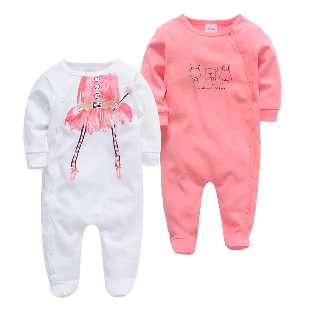 Baby Girls Cotton Rompers   Long Sleeve Newborn... 