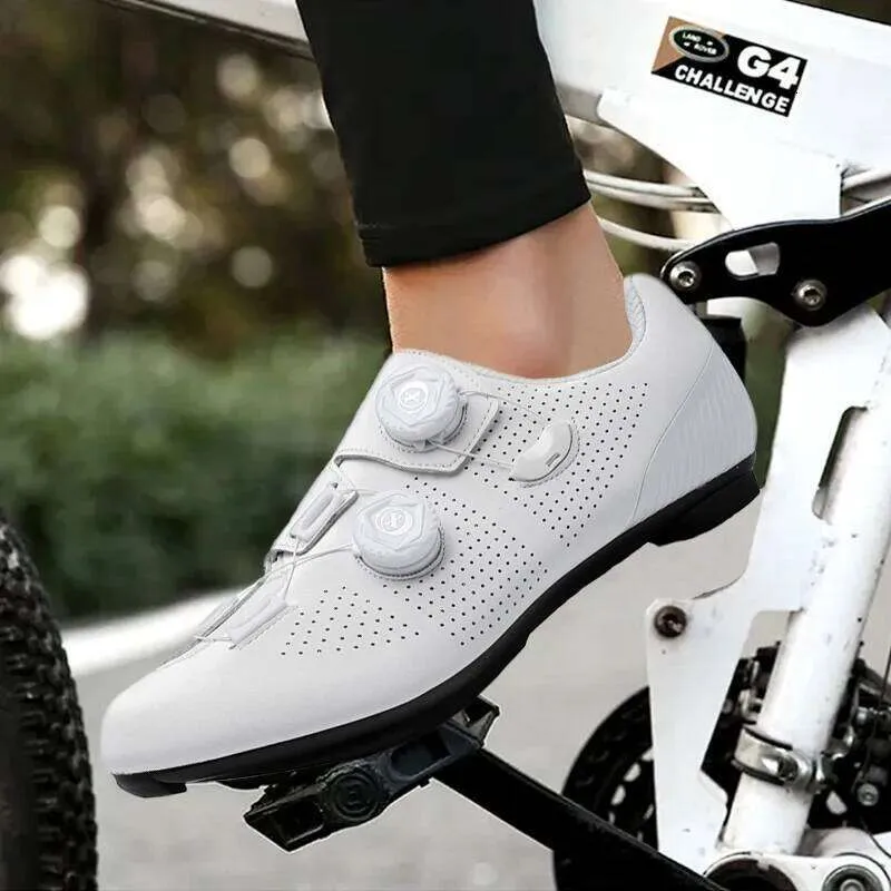 Scarpe Ciclismo MTB Uomo Con Tacchetti SPD, Compatibili Crankbrother E Look, Traspiranti, Taglie UK 4.5-12 - Foto 2