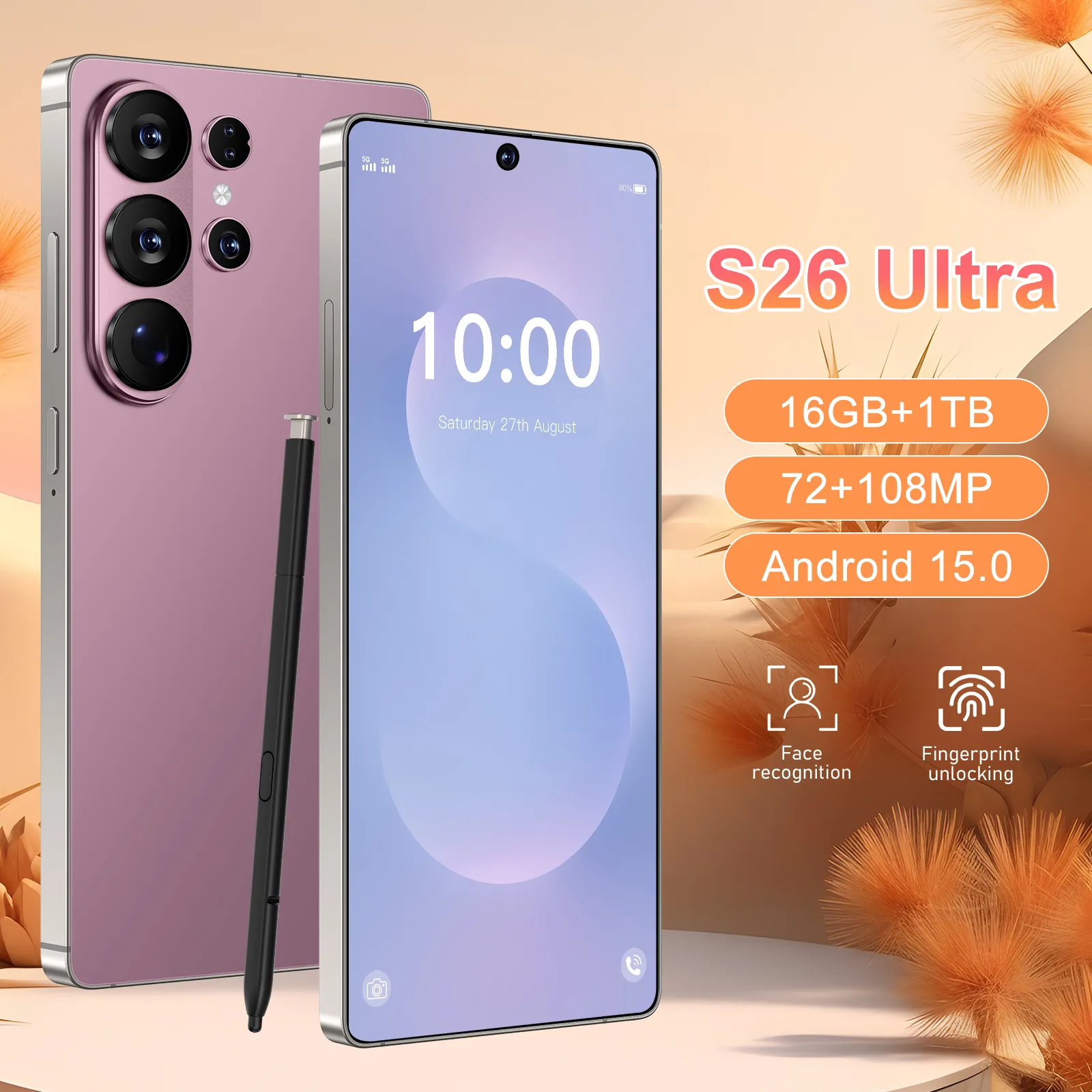 S26 Ultra 5G Smartphone   Dual SIM, 22GB RAM + 2TB... 