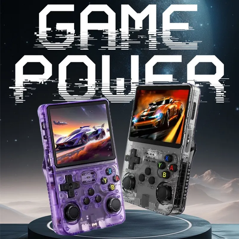 Console de jeu portable, écran IPS de 3,5 pouces, connectivité WiFi et