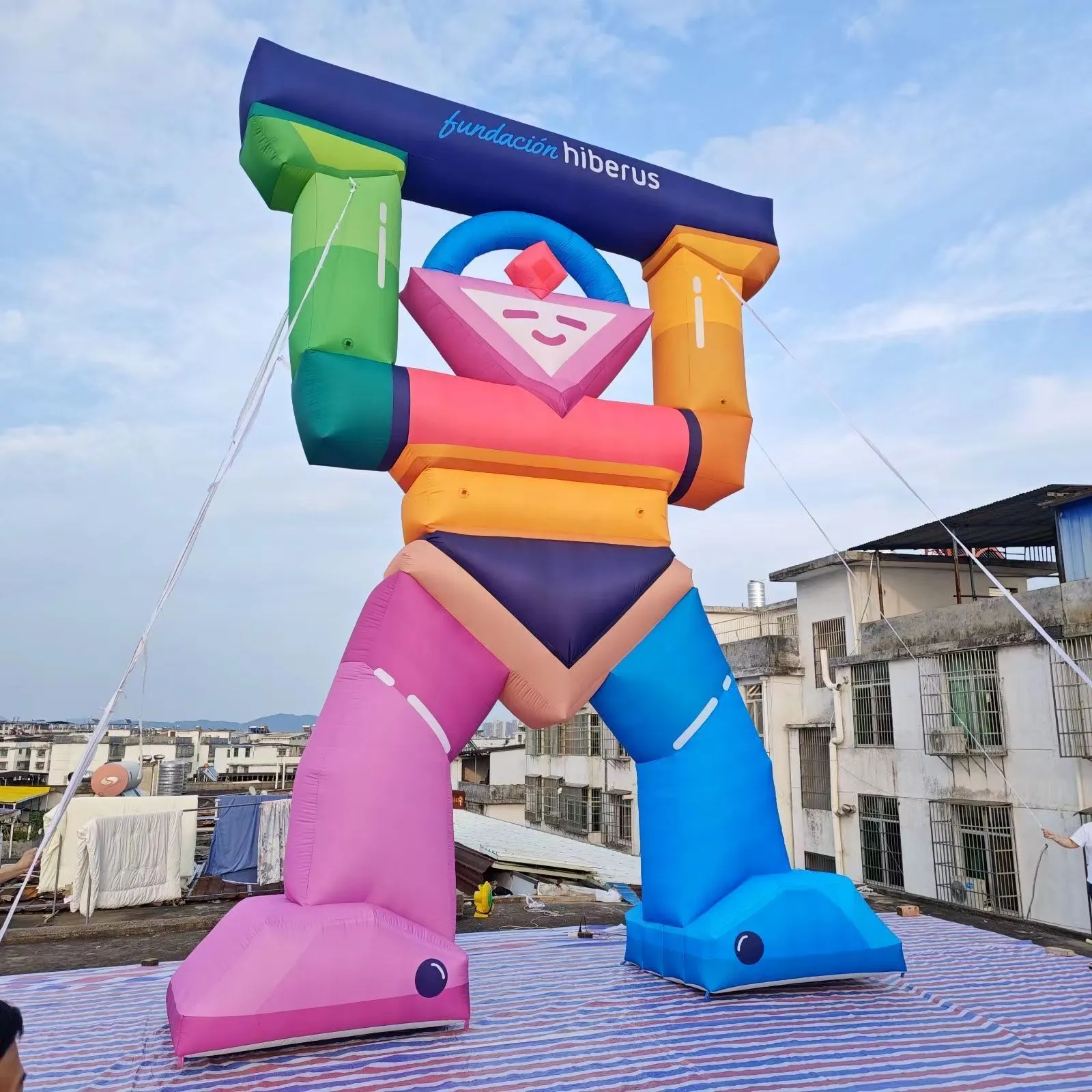 Robot Inflable Wholesale Custom Multi-color Inflatable Robot Model for Advertising ...