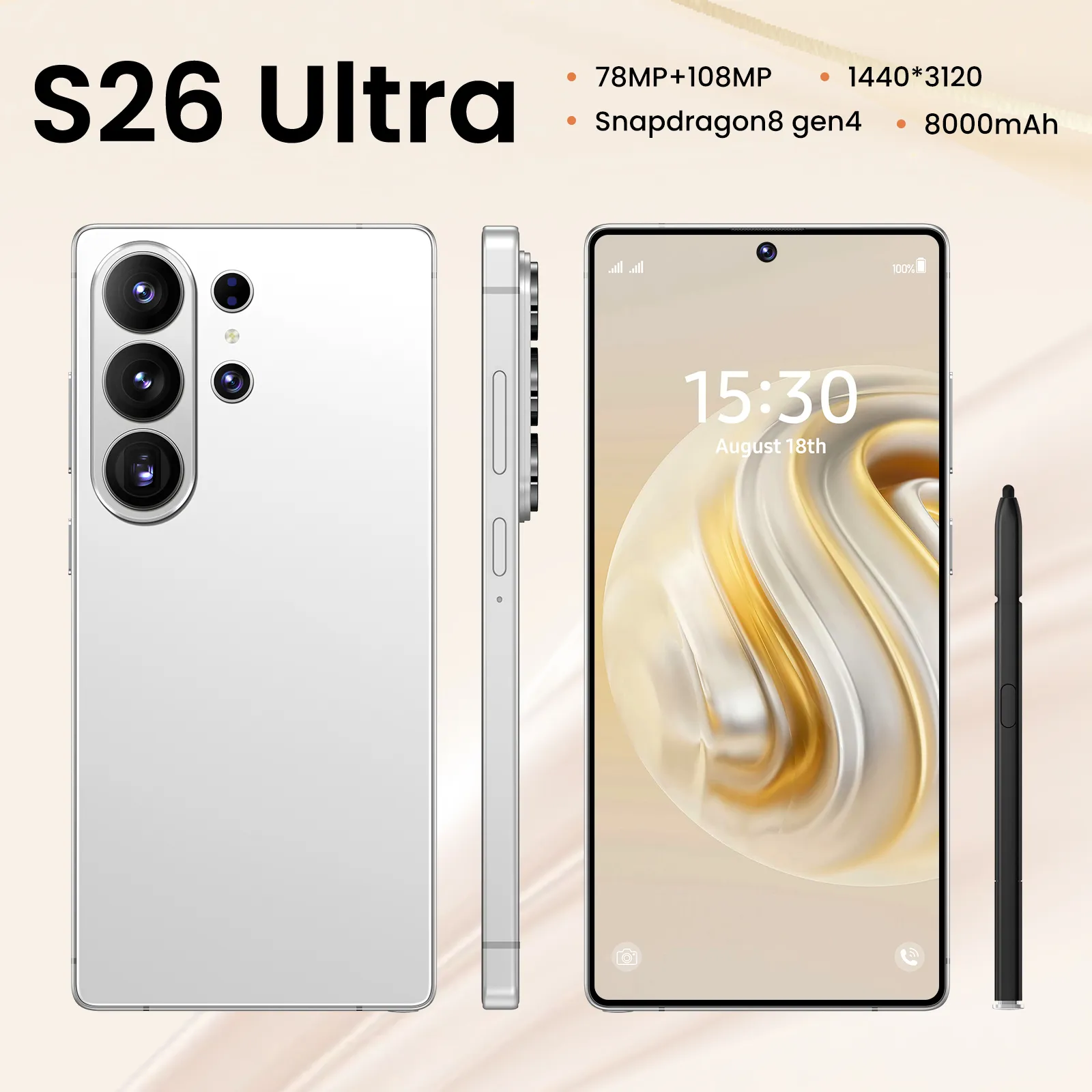 S26 Ultra 5G Smartphone   16GB RAM, 1TB Storage  ... 