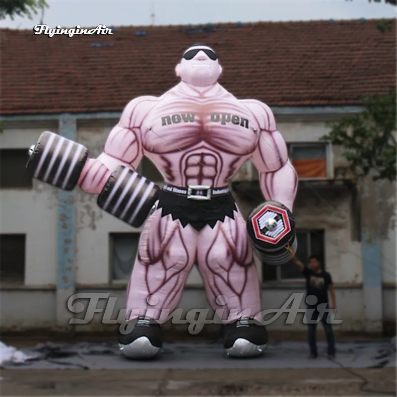 10ft 3m Inflatable Muscle Man Advertising Figure for Gymnasium, Oxford ...