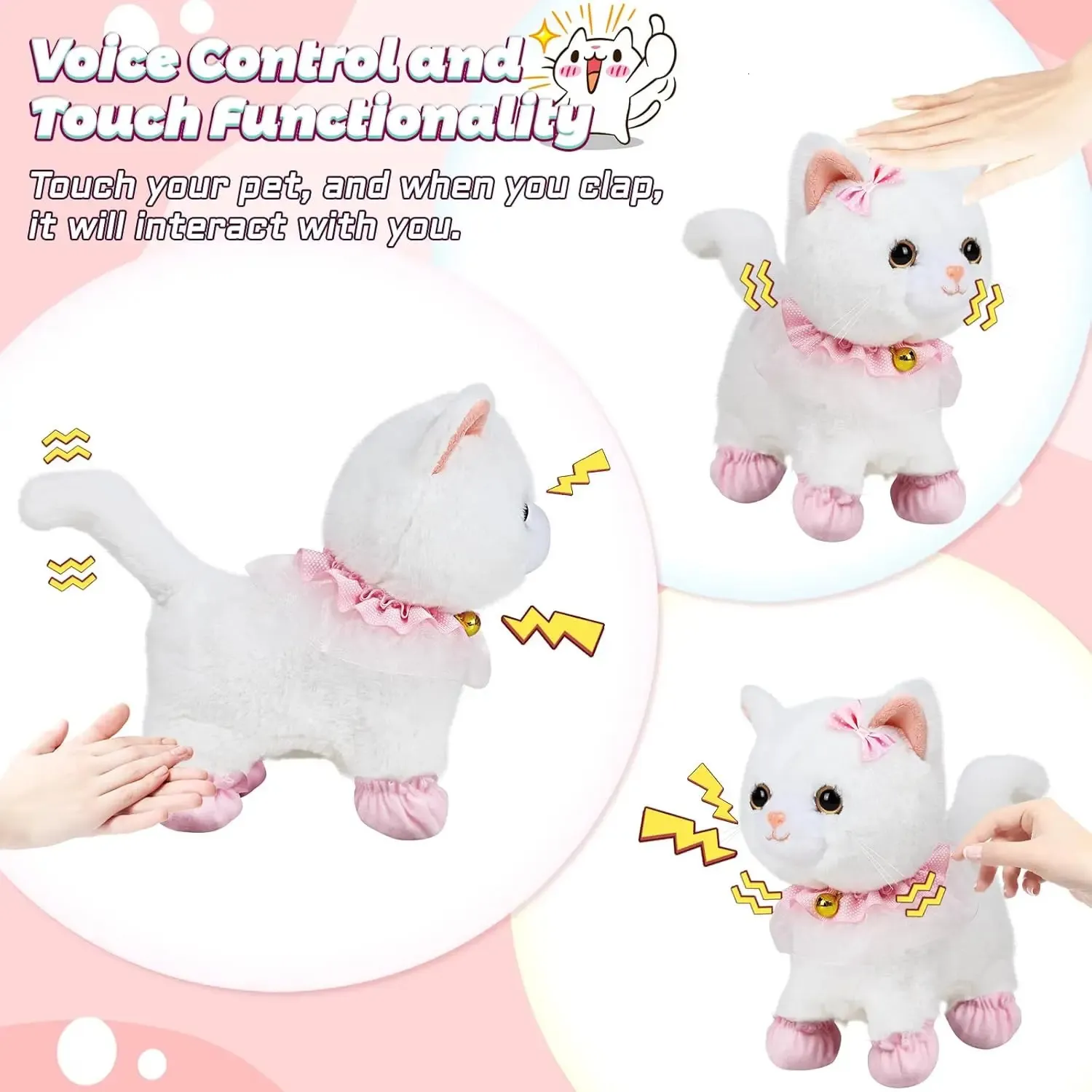 TQQFUN Juguetes De Gato Para Niños Figuras De Gato De Juguete Con Barco 74 Piezas De Juguete De Juego De Rol Para Ninas Y Ninos TQQFUN Juguetes De Gato Para Niños Figuras De Gato De Juguete Con Barco 74 Piezas De Juguete De Juego De Rol Para Ninas Y Ninos