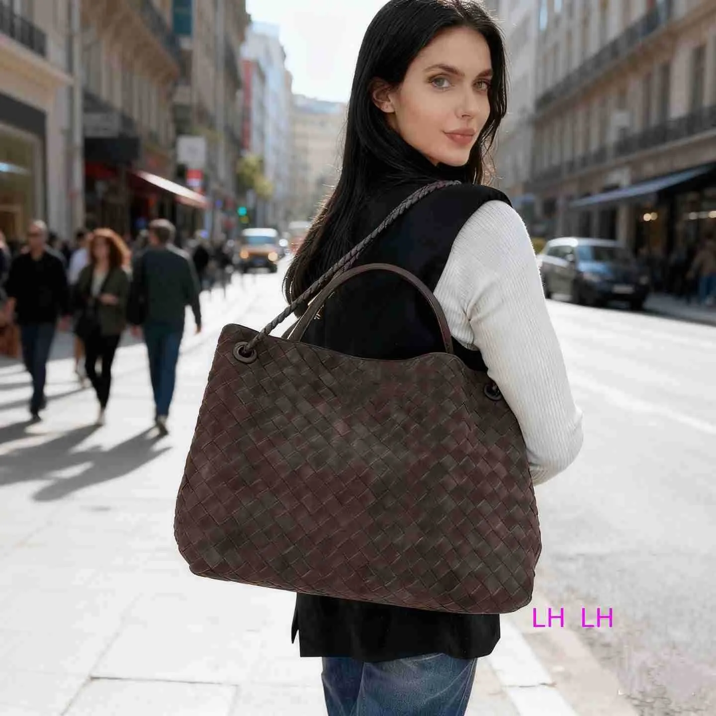 Luxury Bag New Suede Handmade Woven Tote Bag Extra... From 246,22 