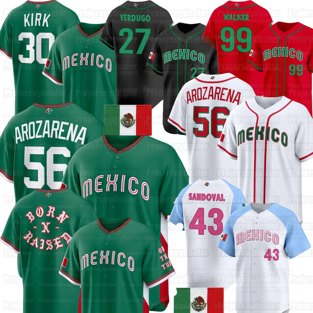 Randy Arozarena Mexico 2026 WBC Jersey Official From