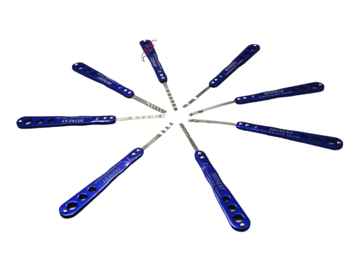 Professional Lock Pick Set with 8-in-2 Hooked Lock Picks for Locksmiths ...