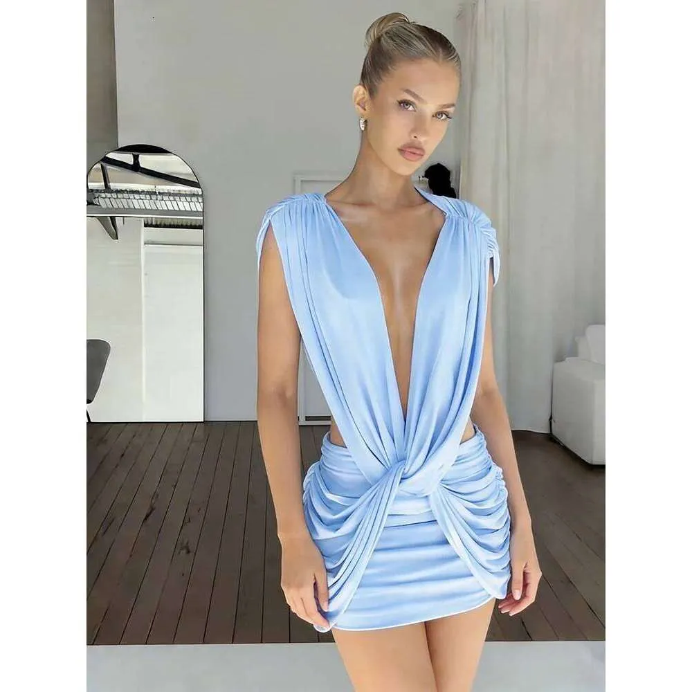 kliou spring dress Home Kliou Ruched Kink Design Mini