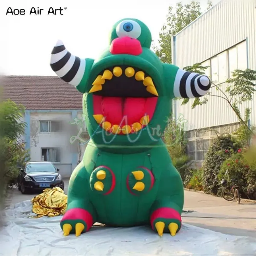 Immense Green Inflatable Monster Outdoor Airblown Model for Advertising ...
