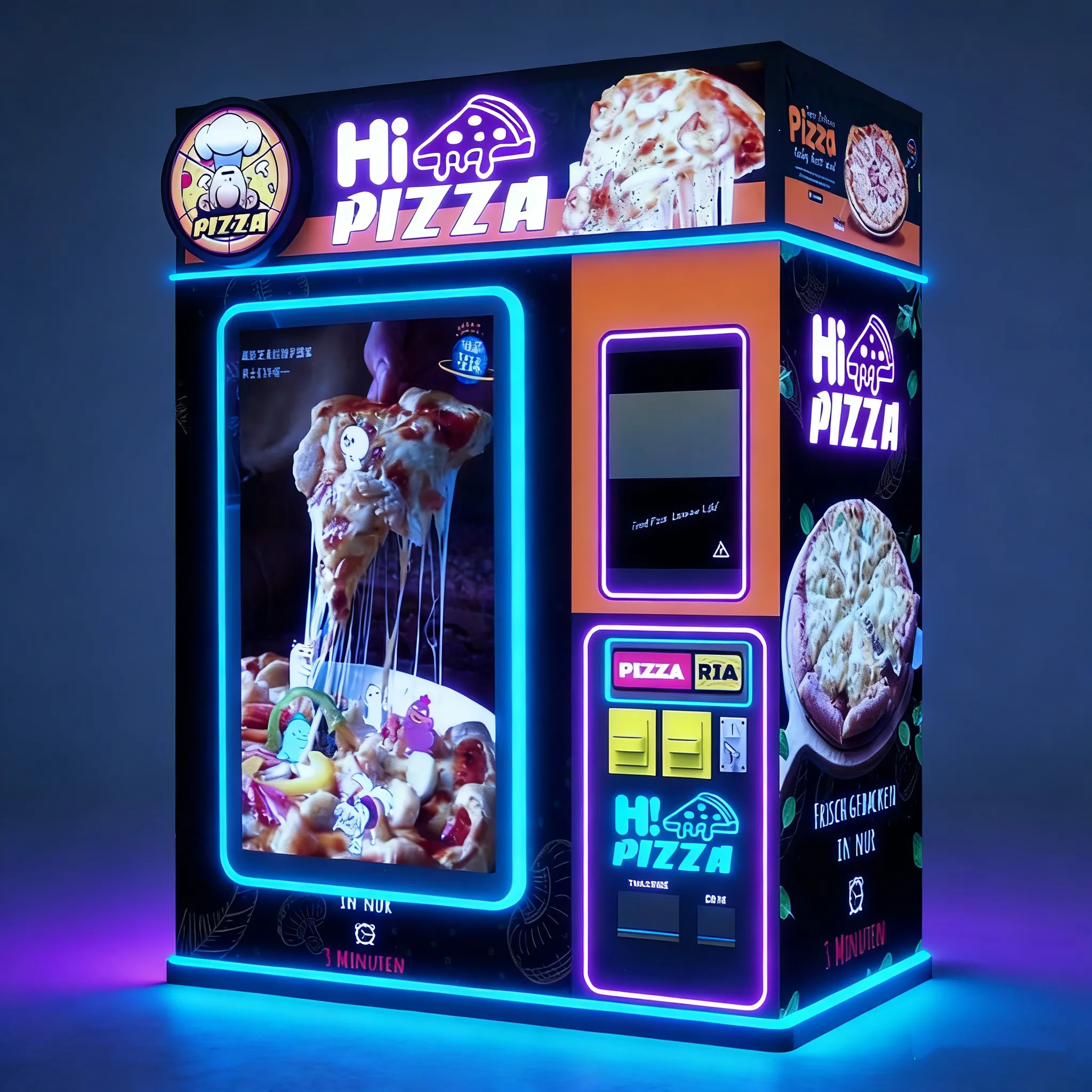 Fully Automatic Smart Pizza Vending Machine ... From ...