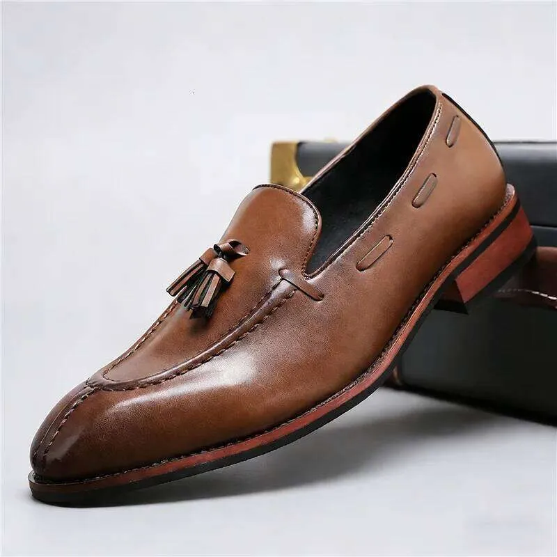 men's dress shoes for homecoming Pointed Tassel Patchwork Patent Leather with Buckle Strap Formal Wedding and Prom from Dhgate Dress Shoes baby girls shoes