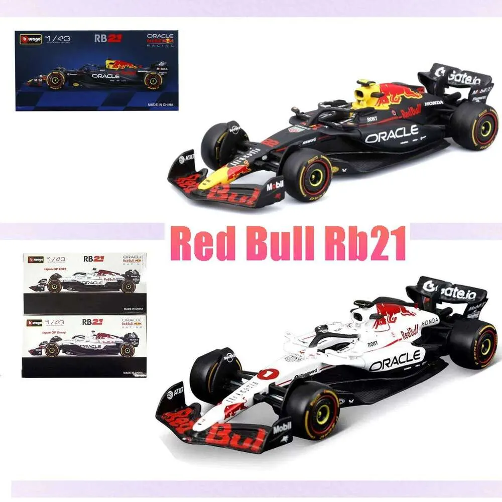 HTLNUZD 2025 1/43 F1 RB21#1 Japan GP Modelo fundido a presión – Verstappen's Race – Coche de carreras estático coleccionable (embalaje de lujo