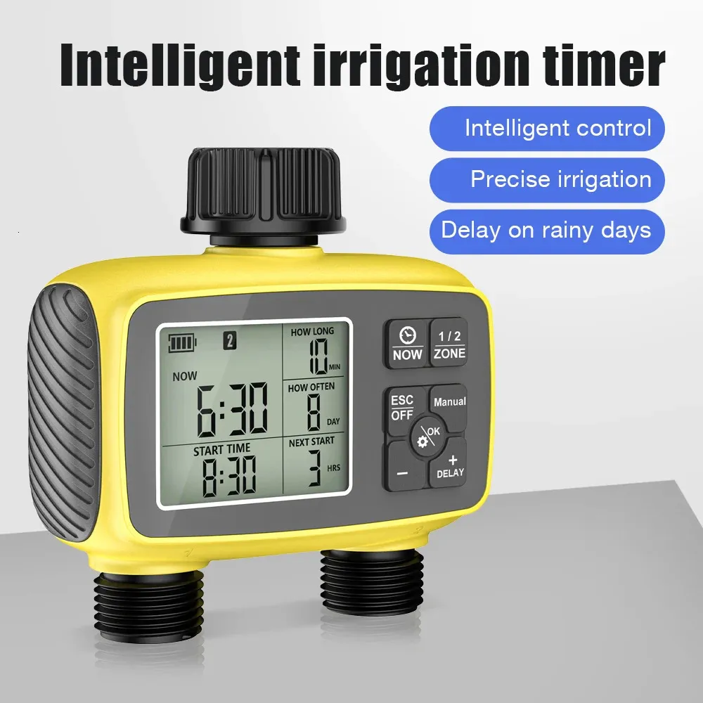 Programmable 2 Zone Digital Digital Irrigation Timer For Automatic ...