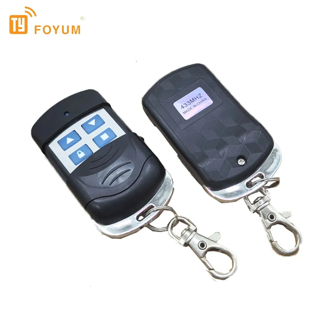 5-Pack Universal Garage Remote Control – 433 MHz Keychain Gate Clicker, Compatible With Most Automatic Openers, Barn & Warehouse Doors