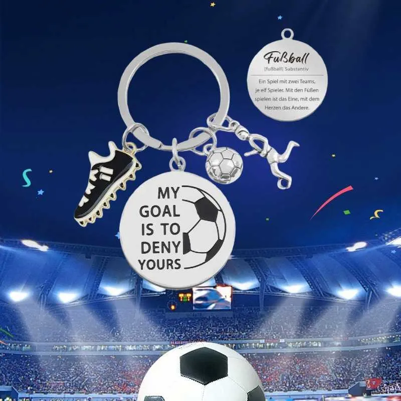 Lot De 10 Porte-clés Football 2026 – Alliage De Zinc, Emballé Avec Sac Filet, Carte Et Ficelle Jute – Cadeau Fan Foot