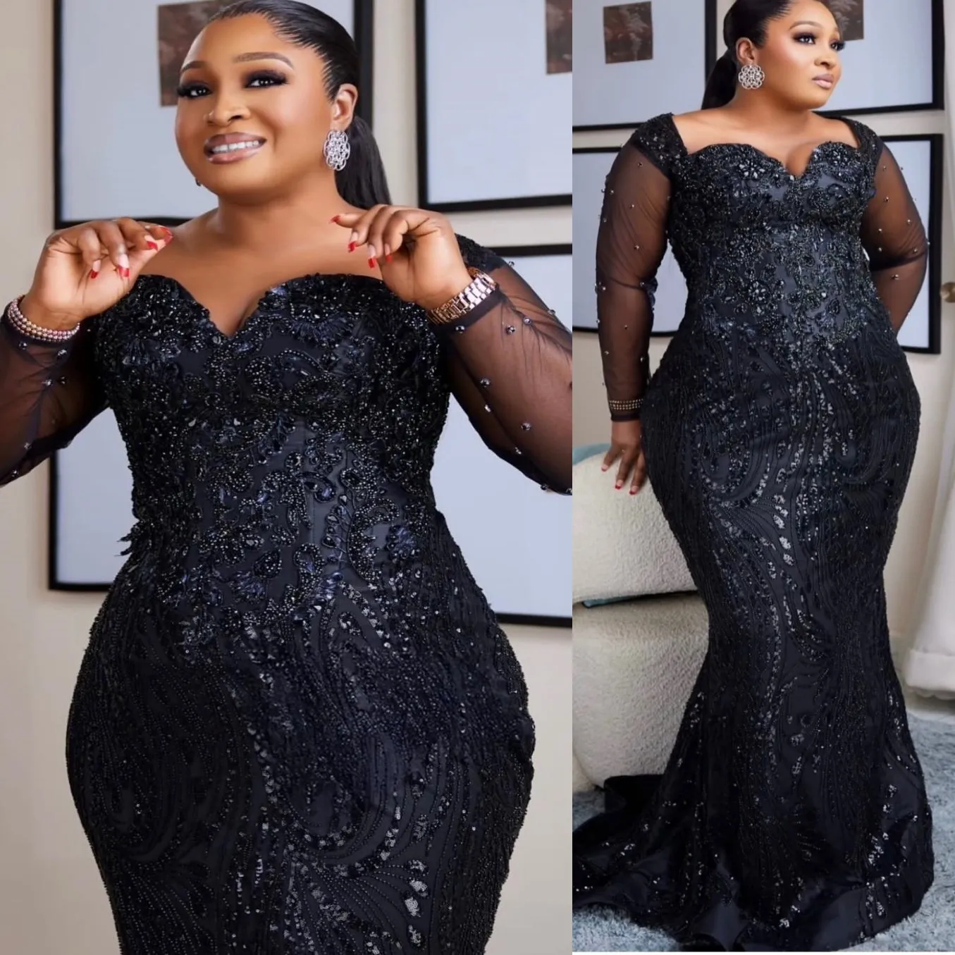 backless dress black Kiah Long Sleeve Maxi in Short Plus Size Homecoming Inseam:30L Oberbekleidung