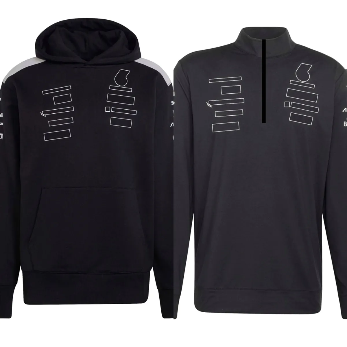 F1 2026 Team Sweat À Capuche Pour Homme 2026 Racing Noir Pull Formule 1 ...