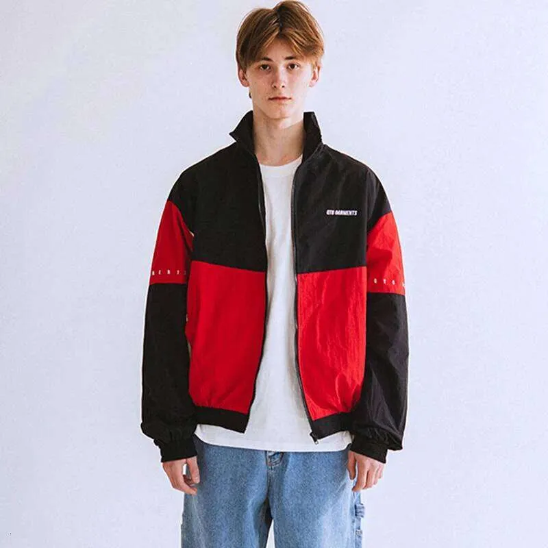Qt8 Y2K Unisex Crew Neck Jacket Polyester Cotton From