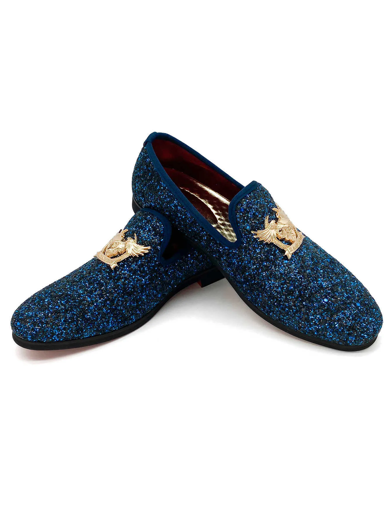 blue sparkly mens dress shoes Callie Metallic Puff Sleeve Midi Dress (Pale Blue)