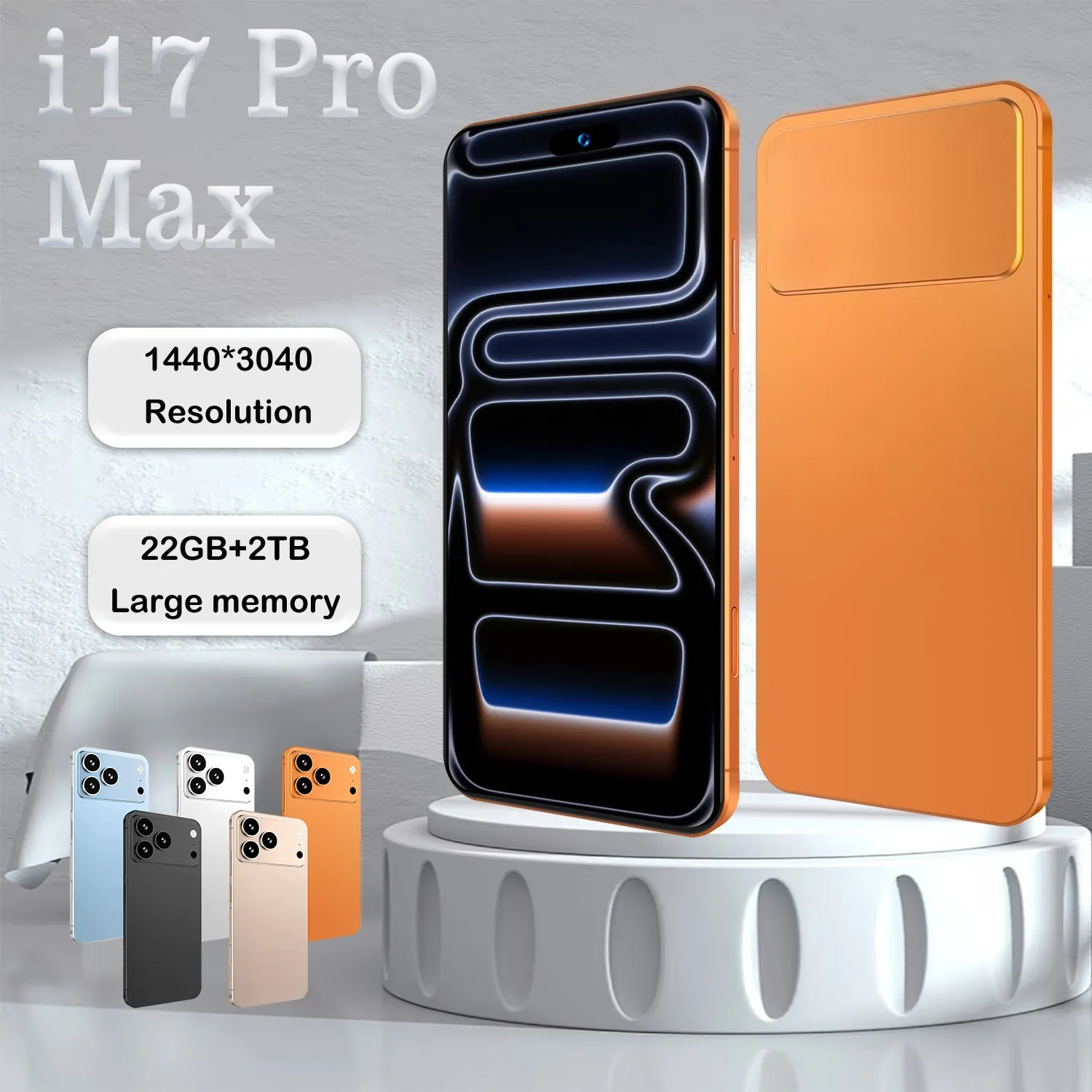 I17 Pro Max 5G Smartphone   8000mAh Long Battery   HD... 