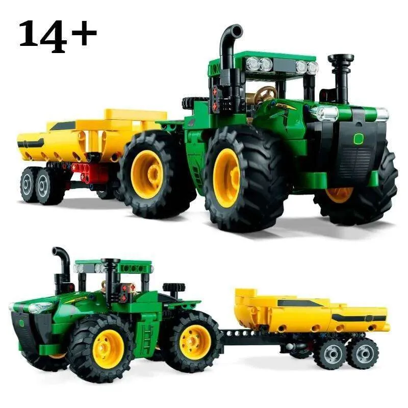 Tractor Using Blocks Technical John Deere 9620R 4WD Tractor Building Blocks Farmer Car ...