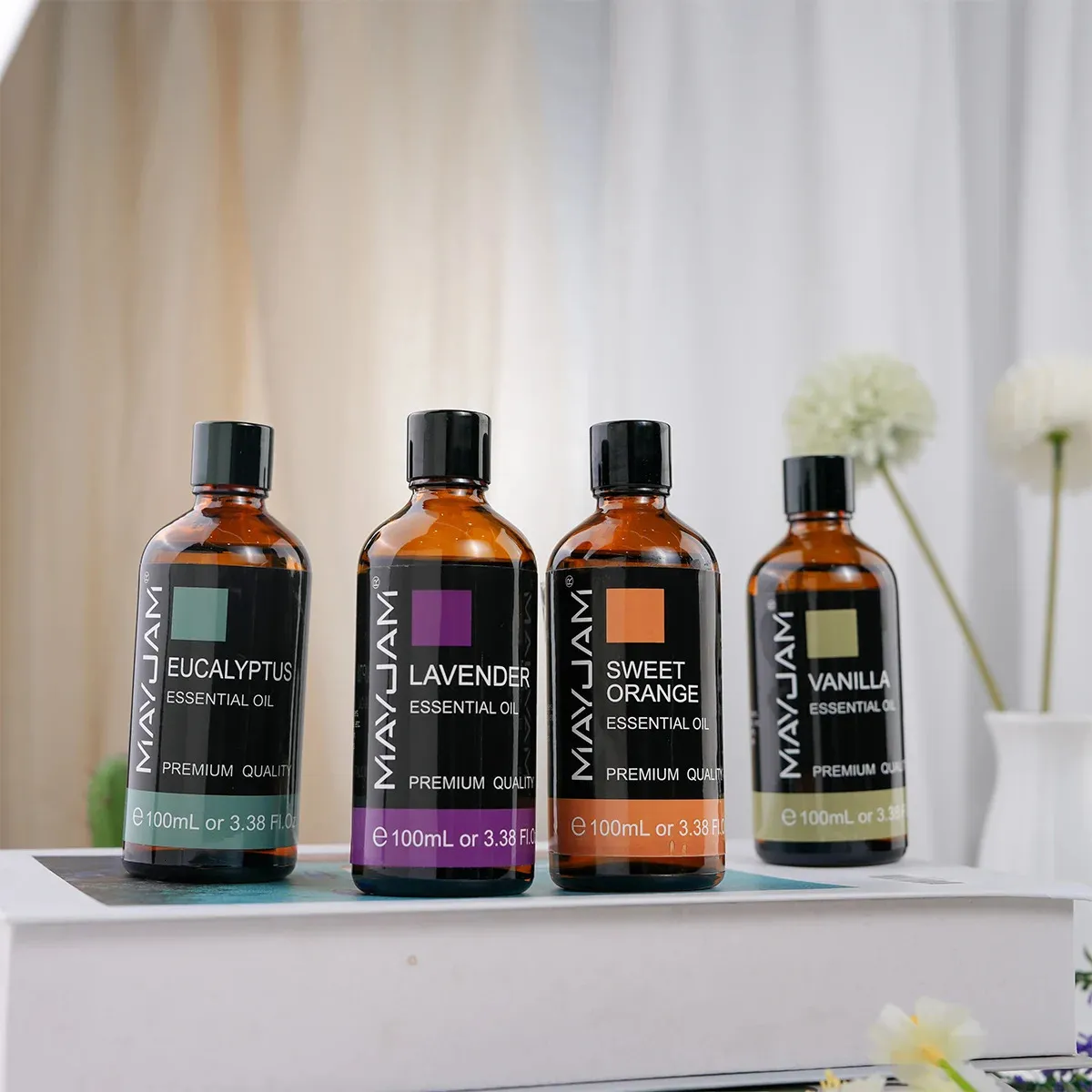 Mayjam MAYJAM Natural Essential Oils 100ML Vanilla Sweet Orange Eucalyptus ...