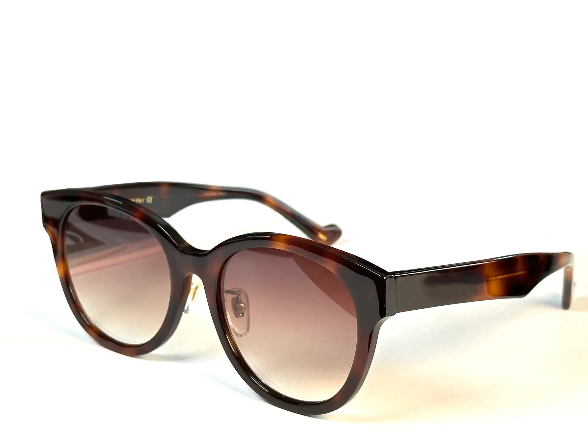 39. NEW DESIGNER FACE A FACE  Round Acetate Sunglasses w/ Brown Gradient Lenses Round Circle Sunglasses for Women Men – Brown & Tortoise  main image 4