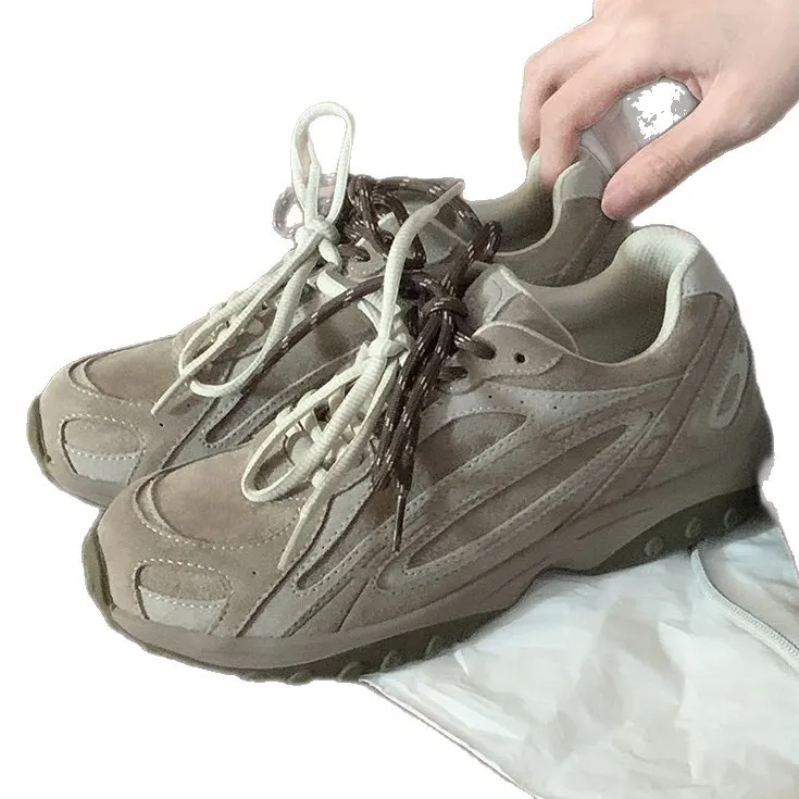 Luxuriöse Retro Sneaker Aus Mesh Und Wildleder Mit Chunky Sohle_voghion.com