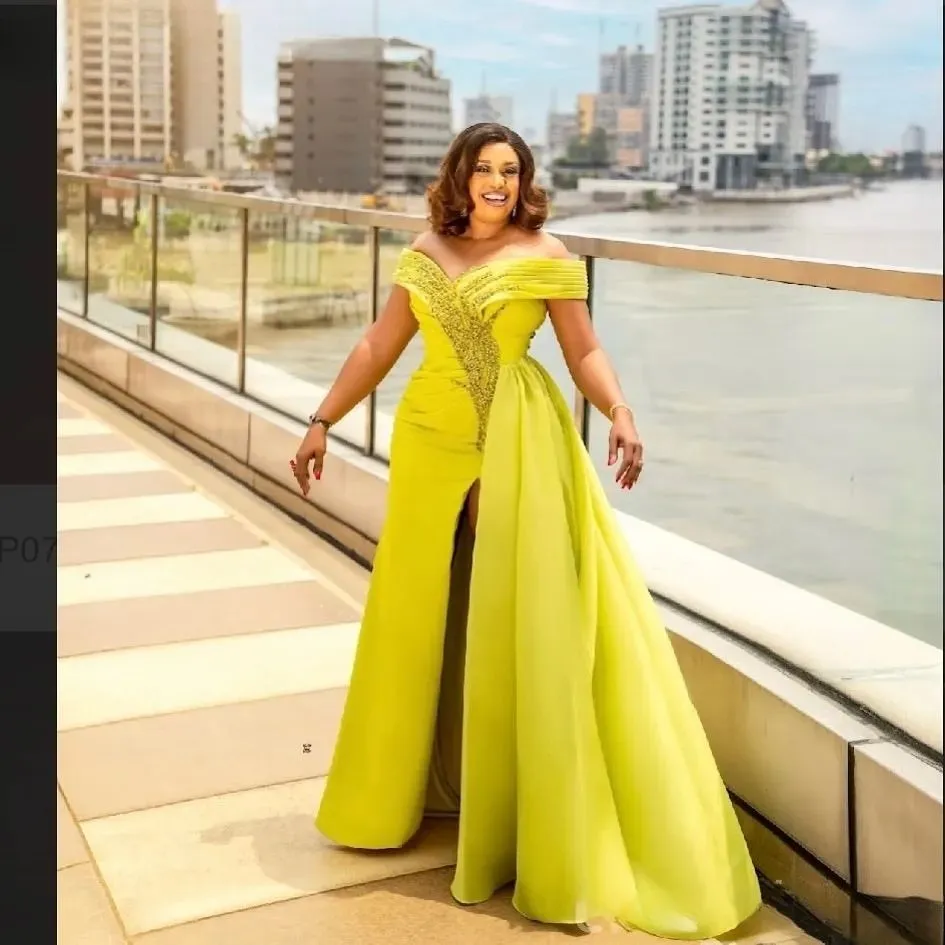 plus size yellow wedding dresses Xpluswear Design Guest V Neck Flutter Sleeve Short Sleeve Split Ruffle Maxi [Pre-Order] Natural Hemline Glamrae Plus Size Light Yellow