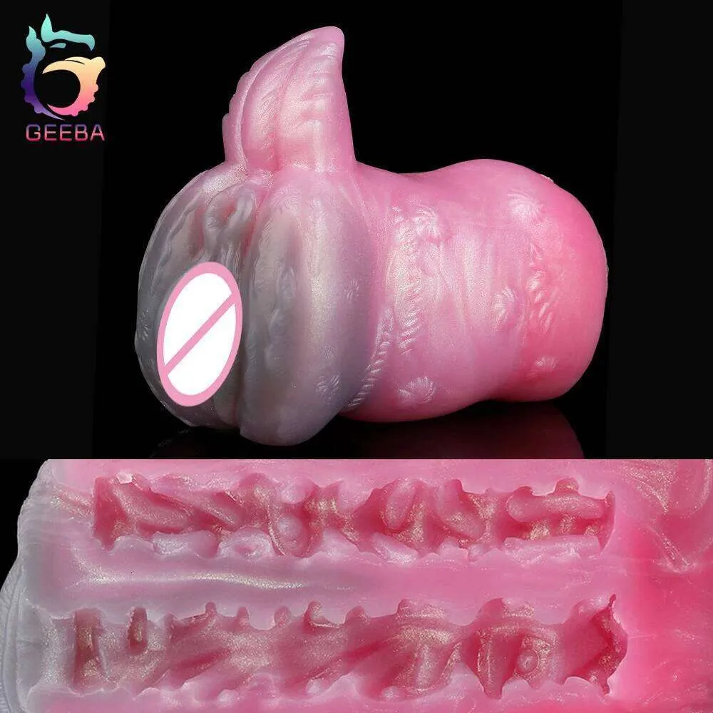 GEEBA Fantasy Animal Vaginal Male Masturbator New Silicone Soft Pockrt Pussy  Strokers Penis Exerciser Realistic Textued Sex Toys W260305 From 23,09  |  DHgate