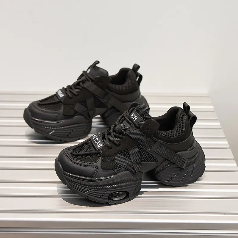 Sneakers chunky da donna leggere con suola alta per altezza_voghion.com