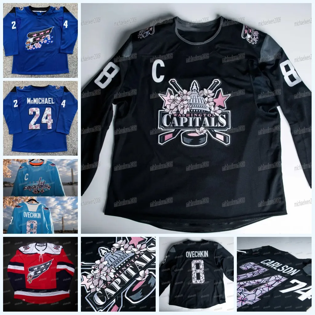 WashingtonCapitals 2026 Cherry Blossom Hockey Jersey From