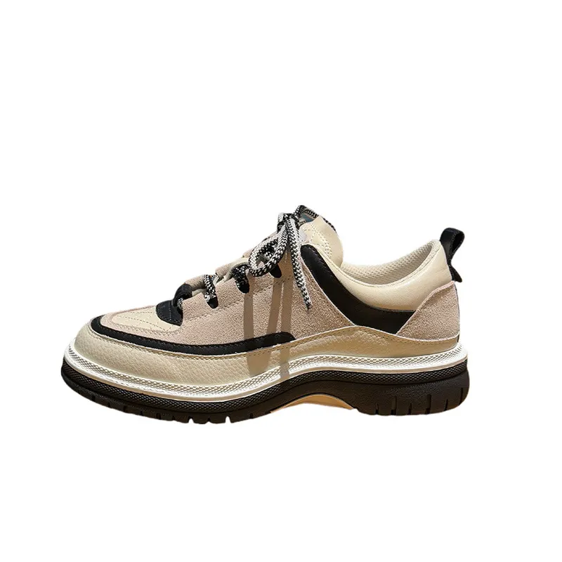 Luxuriöse Damen Plateau Sneaker Mit Steppmuster Und Chunky Sohle_voghion.com