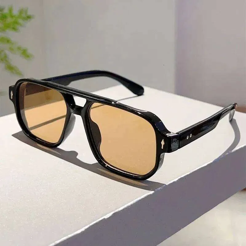 Retro Double Bridge Square Sunglasses Womens... From  display picture 1