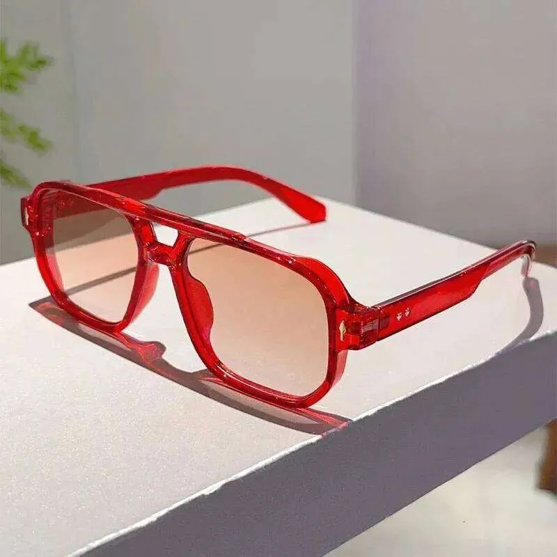 Retro Double Bridge Square Sunglasses Womens... From  display picture 1