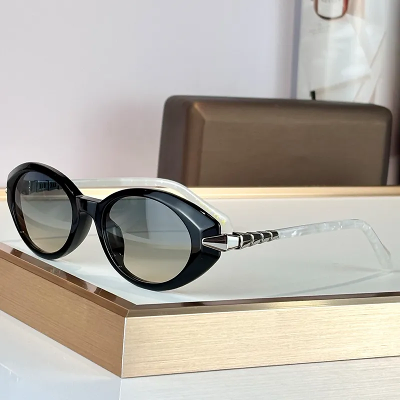 Designer Sunglasses Oval Full Frame Acetate Alloy UV400  display picture 1