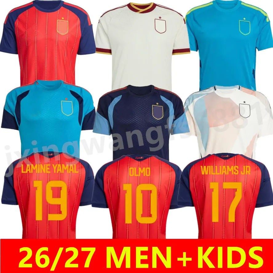 Kingdo Spanje Voetbaltenue Williams - Voetbaltenue Kinderen - Shirt En Broekje Jongens En Meisjes Volwassenen Heren En Dames 140 66f41d878e4f48fab80b1aa7