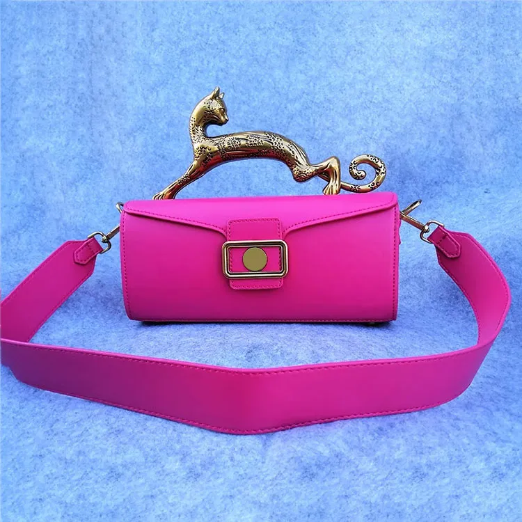 matago Sacoche en cuir antivol - Petit sac à bandoulière léger en