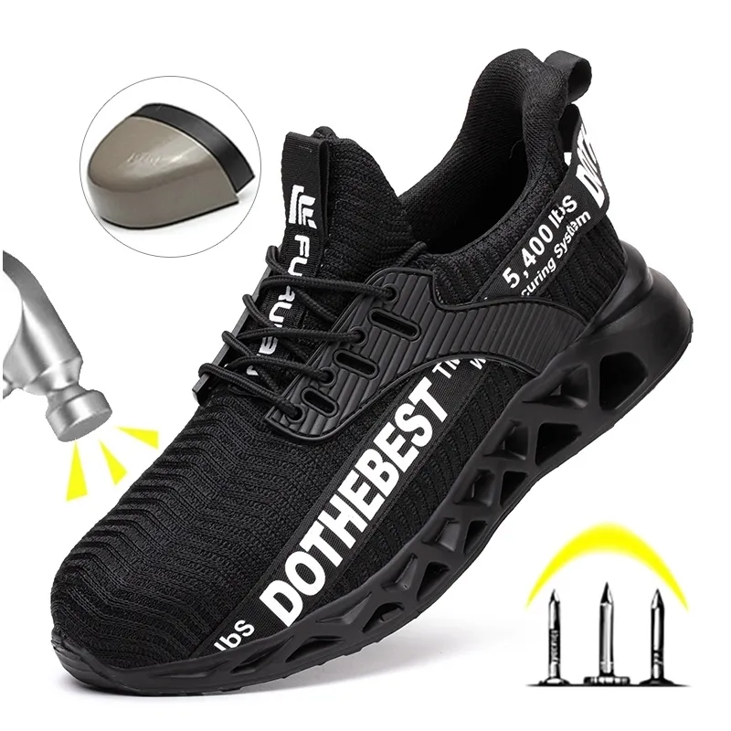 Bulk Anti Puncture Steel Toe Safety Shoes Lightweight... From Hai09 ...