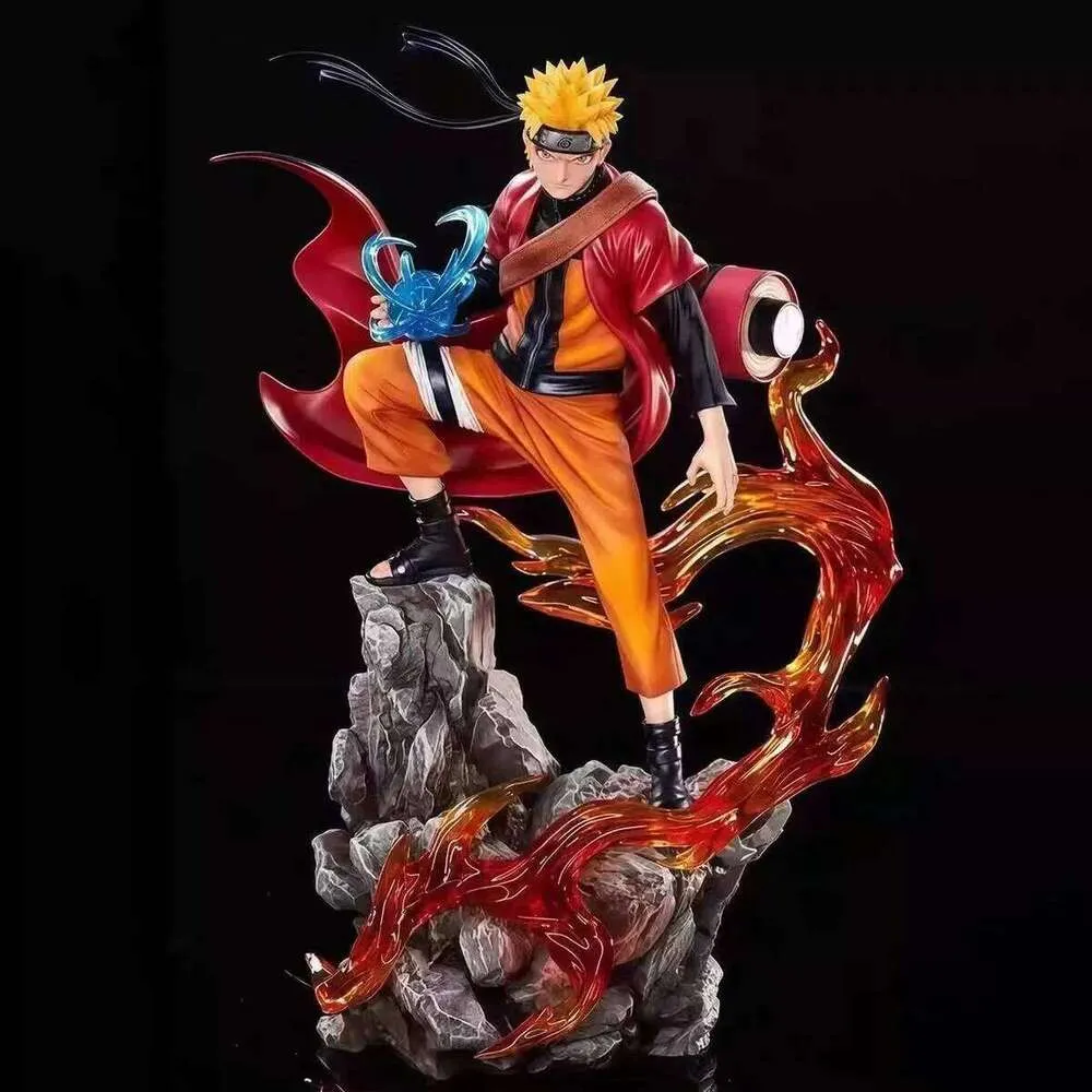 Anime Set Naruto Action Figure Uzumaki Naruto, Uchiha Sasuke PVC Statue ...