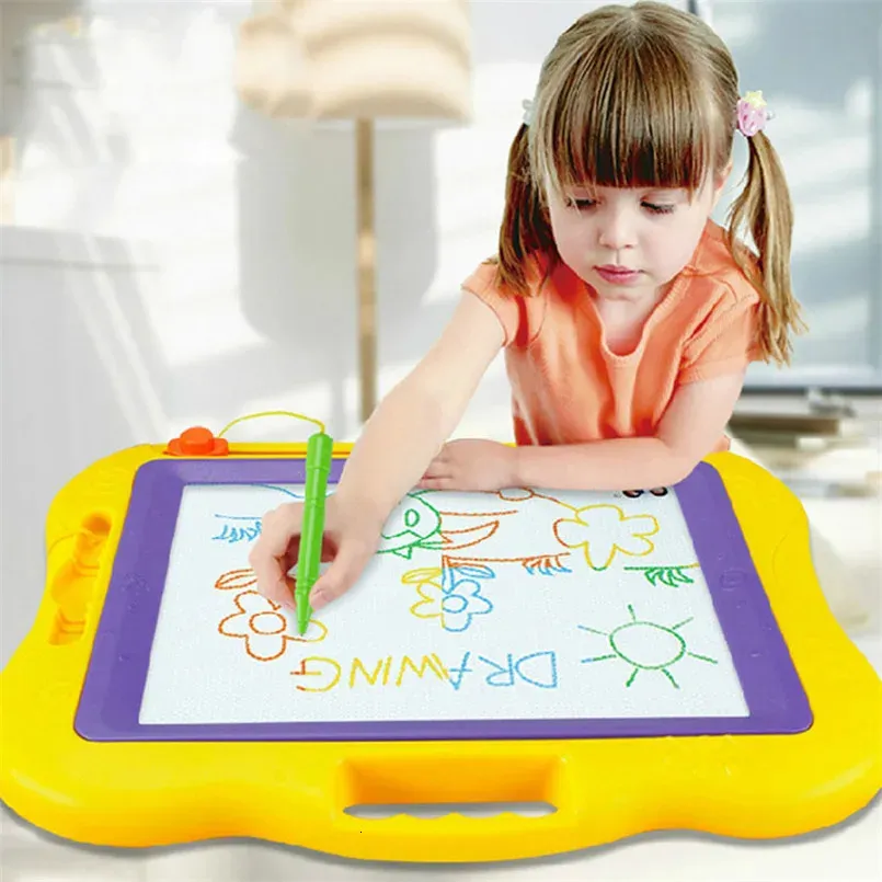 Tablero Magnético De Graffiti Con Bolígrafo Y Cuentas De Colores – Juguete Creativo Y Educativo Para Niños De 3 A 6 Años