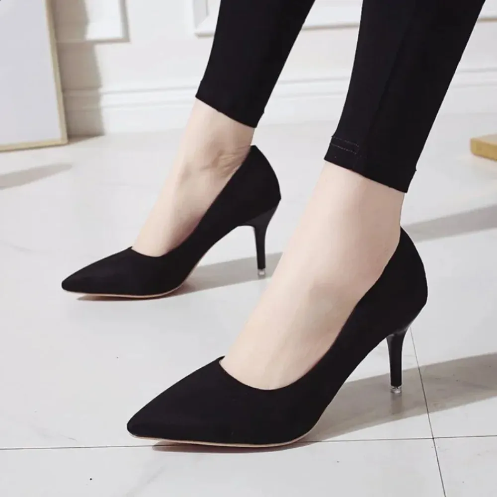 black wedge heel dress shoes Aerosoles Roma Women's in Black/Black Faux Soft Leather, Size: 7.5, Medium Width Other Materials. Azalea WANG Aicha Black Wedge
