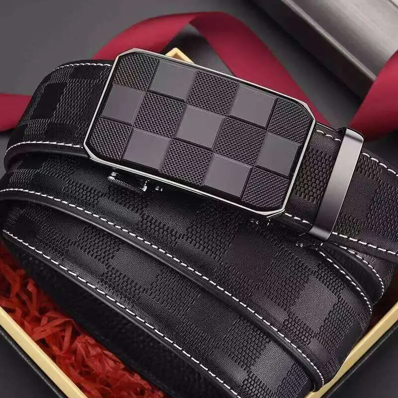 Sample Backle Genuine Men Leather Simple Buckle Design Automatic... From Fuinisi, $10 ...