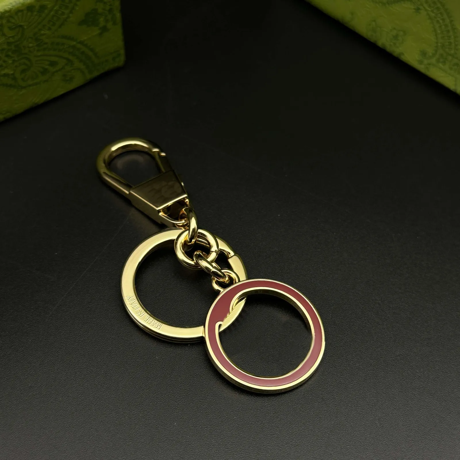 Stylish Gold Tone Metal Bag Hanging Keychain Charm... From ...