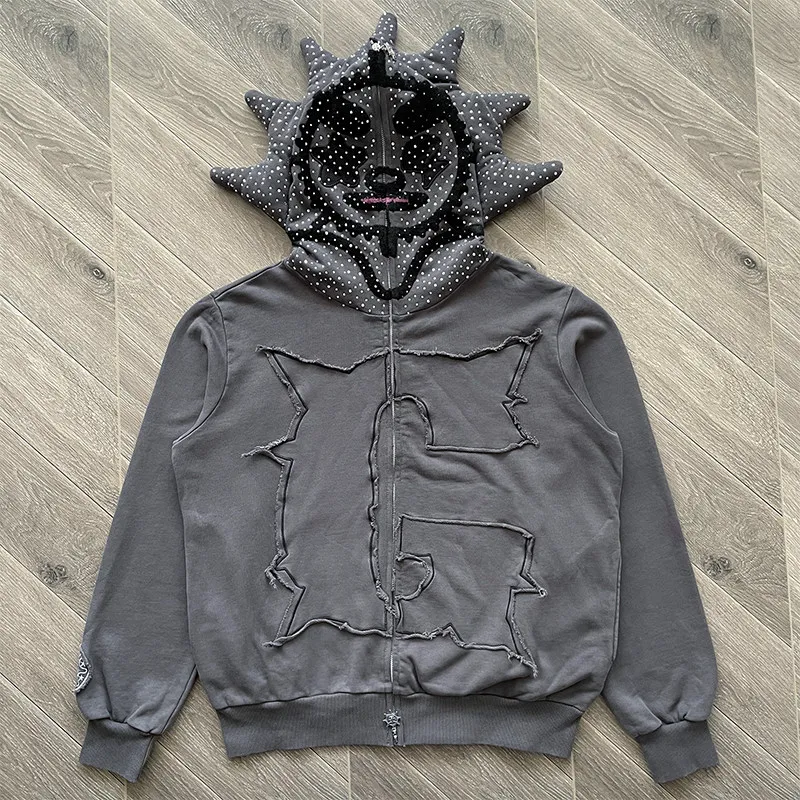 Glo Gang The Glory Embroidered Full Zip Hoodie And From