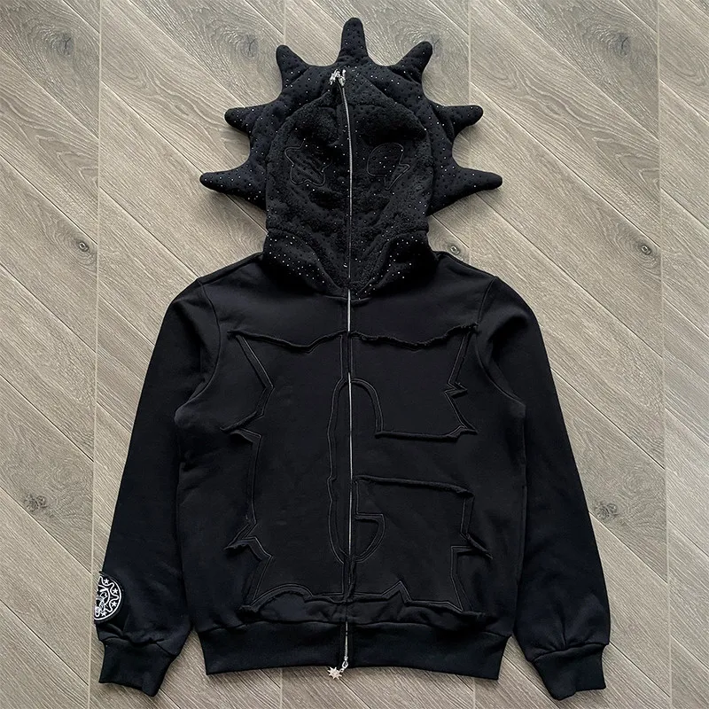 Glo Gang The Glory Embroidered Full Zip Hoodie And From