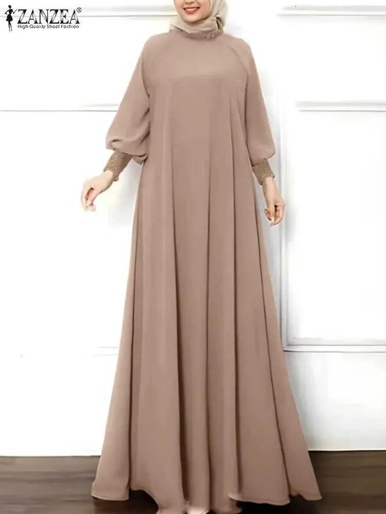 muslimah fashion dress Elegant Light Grey Muslim Fashion Evening Dress 4566AGR